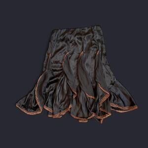 Urban Outfitters Women's Brown and Black Skirt